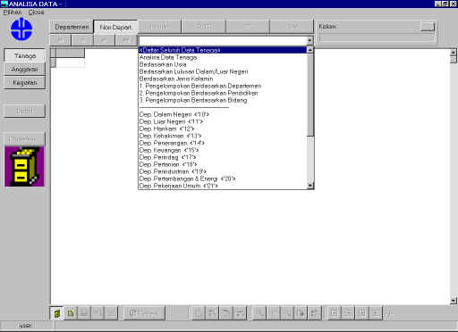 Output design of non-department manpower