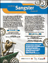 Sangster Award poster 2004