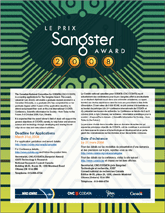 Sangster Award poster 2008