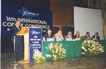 Dr. V. Rajaraman addresses the officers and conferees at new Delhi 